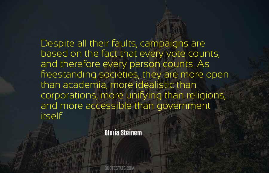 Feminism Gloria Steinem Quotes #356387