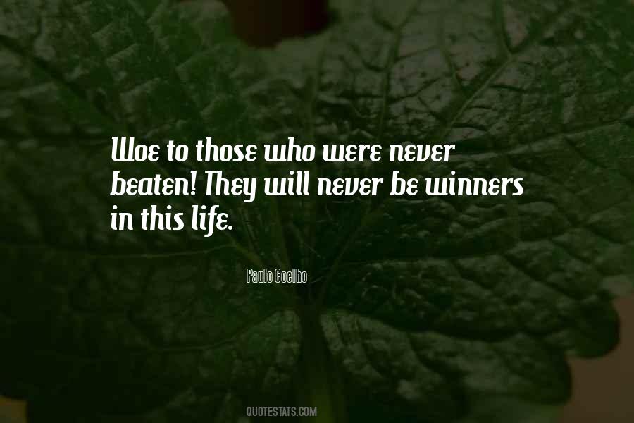 Never Be Beaten Quotes #263523