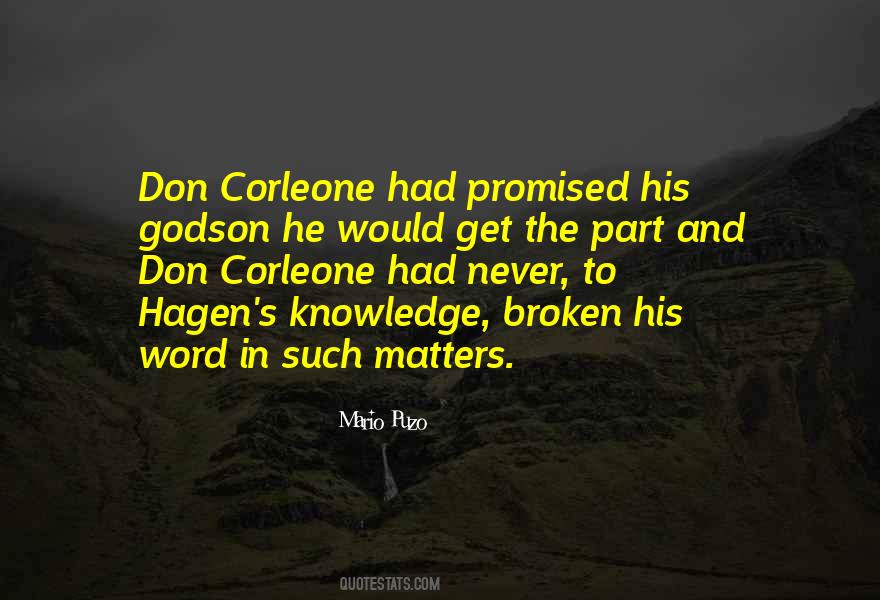 Corleone Quotes #1550425