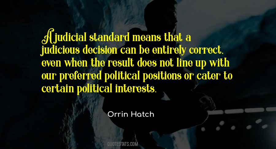 Political Decision Quotes #1483416