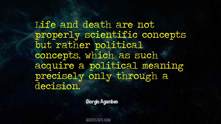 Political Decision Quotes #192904