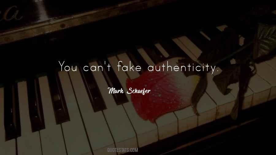 Fake Authenticity Quotes #857034
