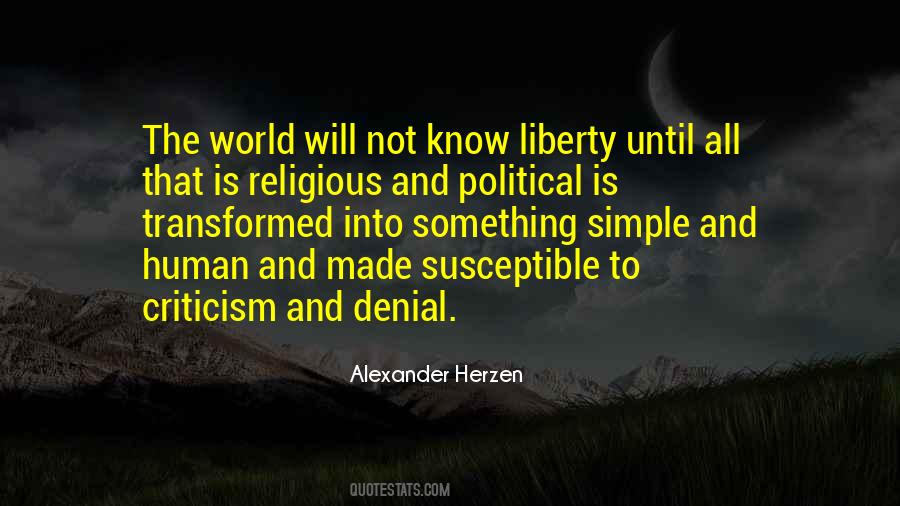 Political Denial Quotes #1561661