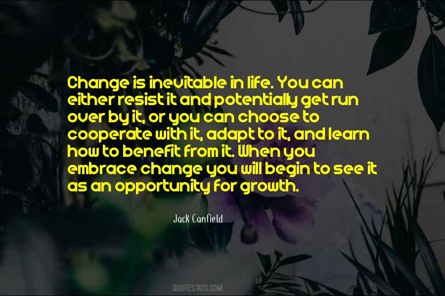 Change As An Opportunity Quotes #784231