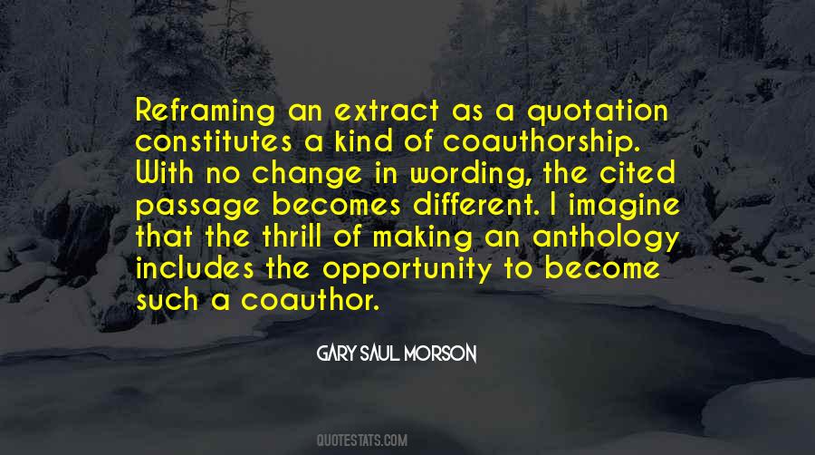Change As An Opportunity Quotes #831079