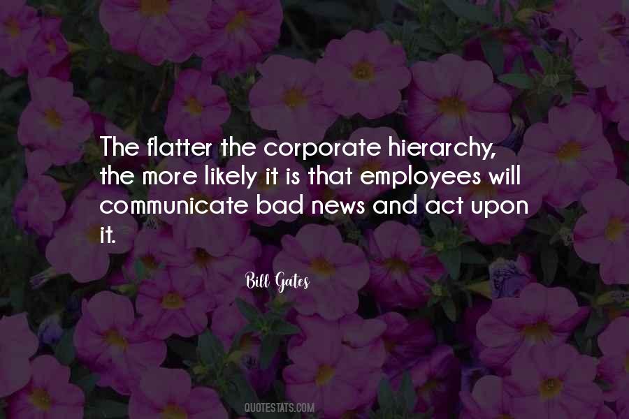 Corporate Hierarchy Quotes #705427