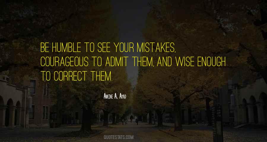 Correct Mistakes Quotes #1681850