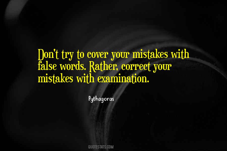 Correct Mistakes Quotes #549472