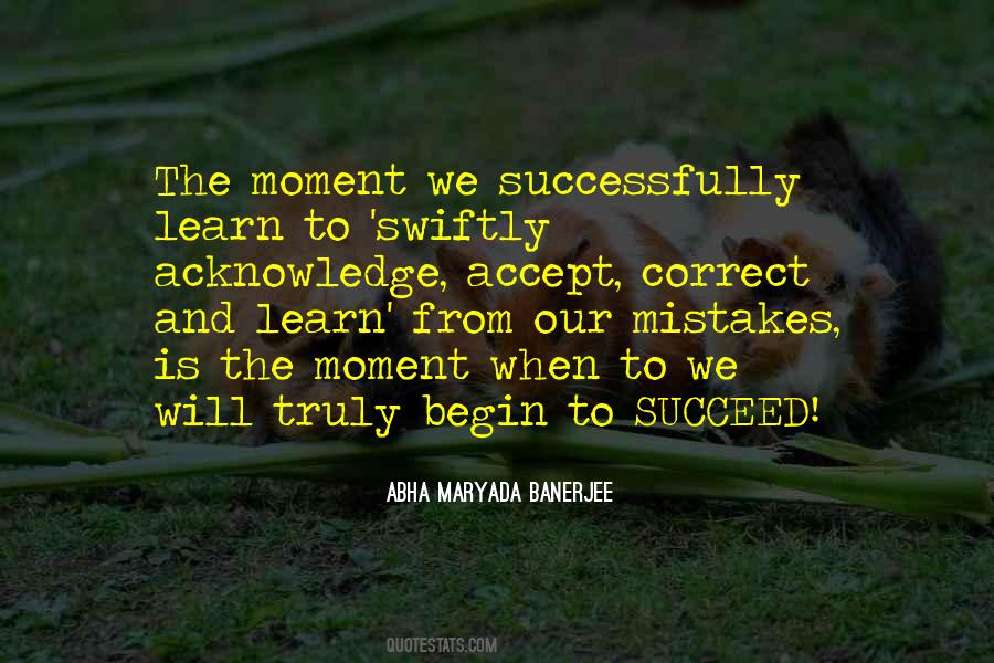 Correct The Mistakes Quotes #1060895