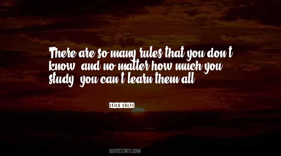 Life Rules Quotes #211546