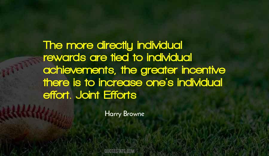 Individual Effort Quotes #635908