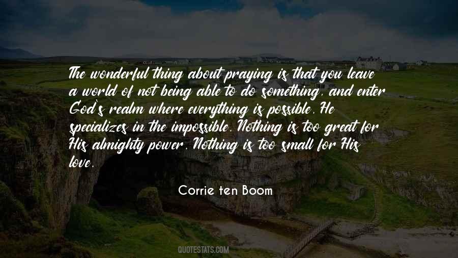 Corrie Ten Boom's Quotes #1730045