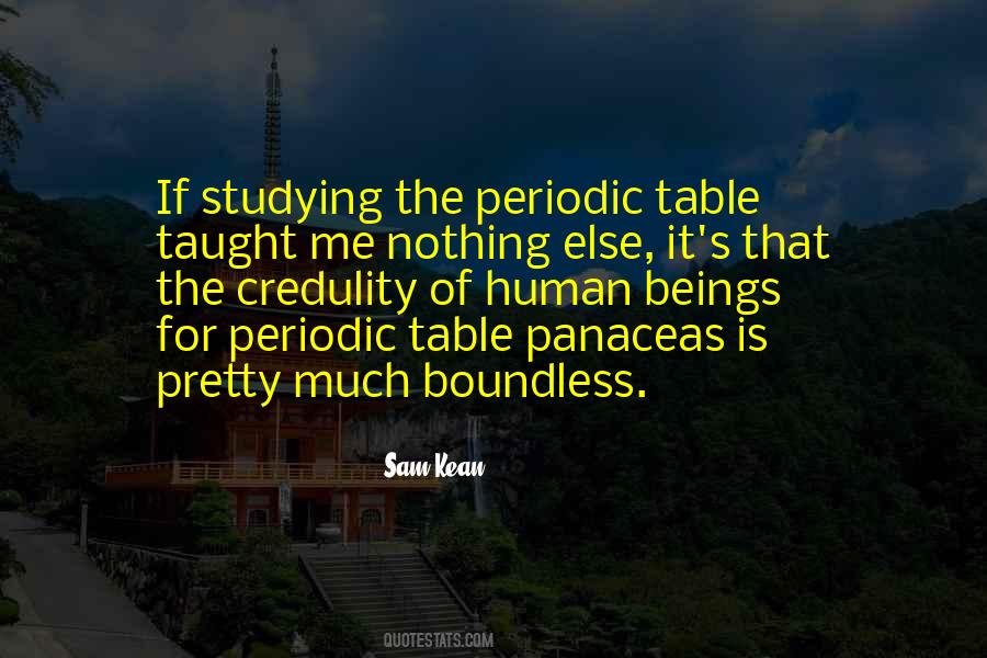 Quotes About The Periodic Table #1452282