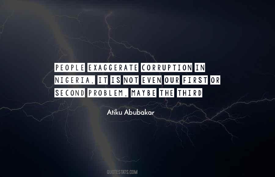 Corruption In Nigeria Quotes #454541