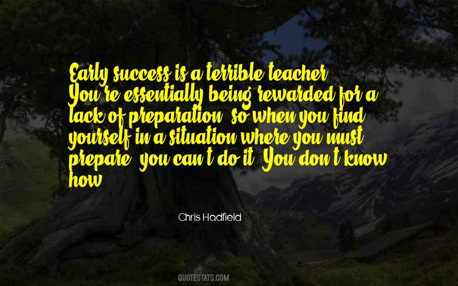 Quotes About Lack Of Preparation #1279644