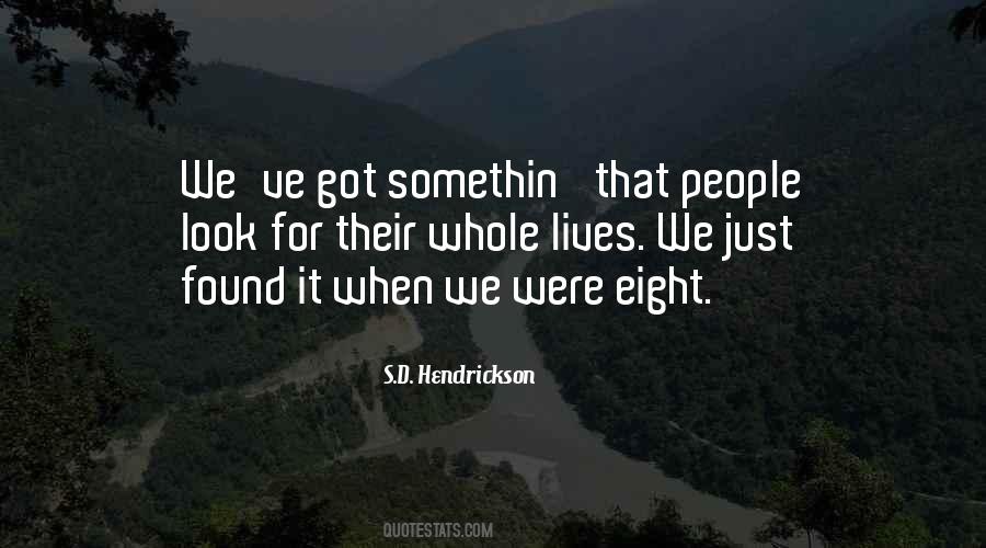 Hendrickson Quotes #1224737