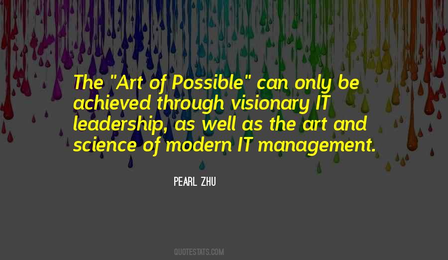 Art Of Leadership Quotes #1219179
