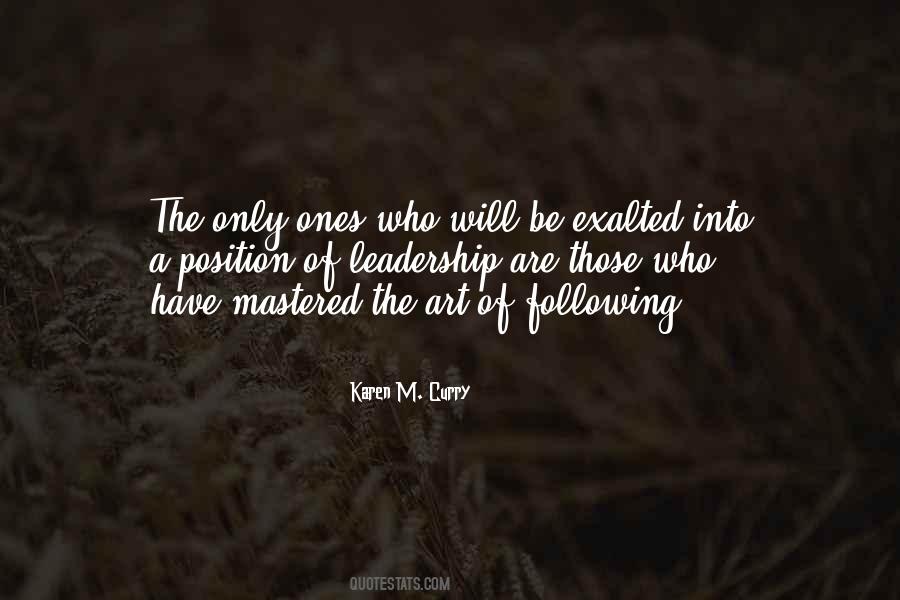 Art Of Leadership Quotes #1649214