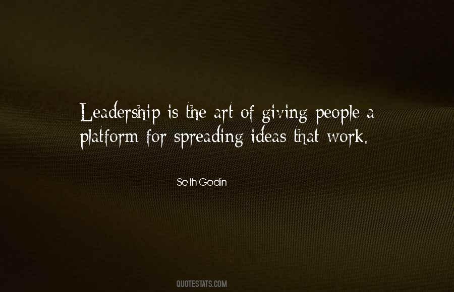 Art Of Leadership Quotes #529770