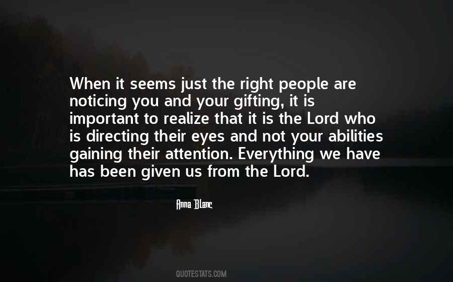 Noticing People Quotes #1466915