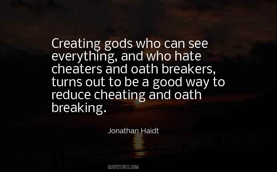 Creating Gods Quotes #829815