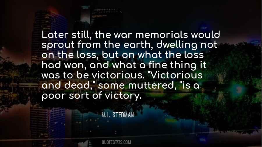 War Is Won Quotes #129052
