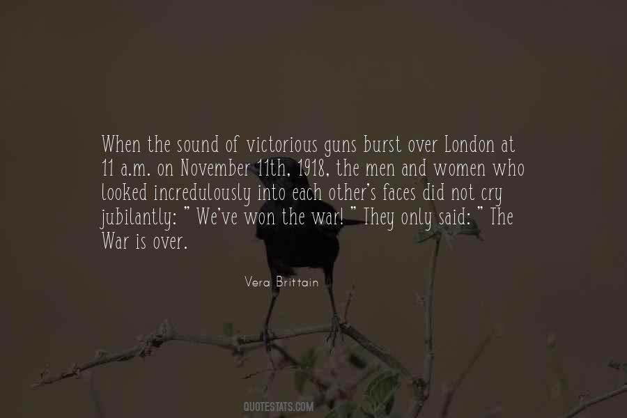 War Is Won Quotes #1614310