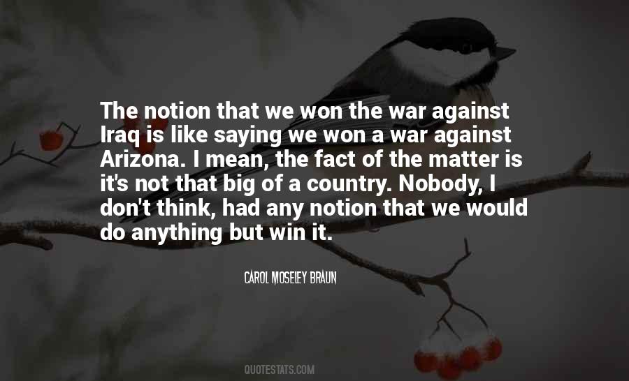 War Is Won Quotes #378918
