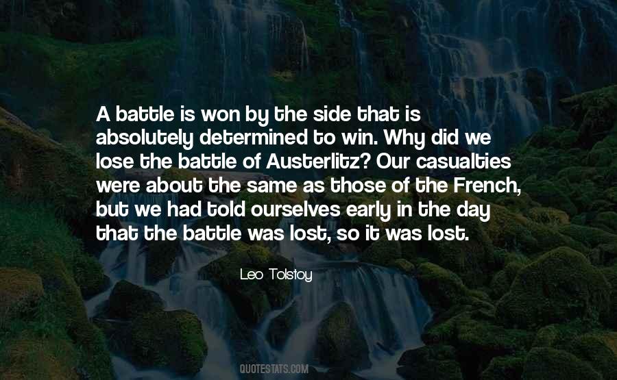 War Is Won Quotes #863020