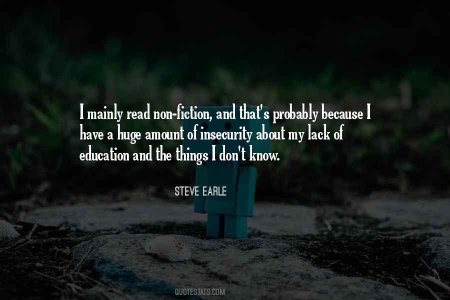 Quotes About Lack Of Education #1246024