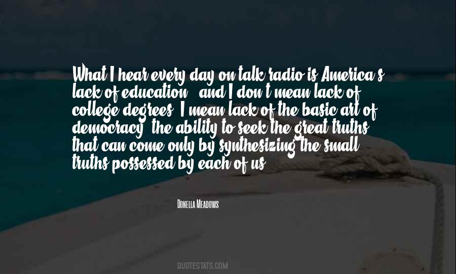Quotes About Lack Of Education #1807770