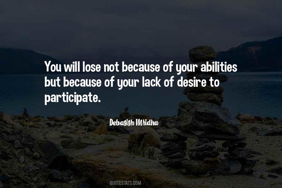 Quotes About Lack Of Desire #352653