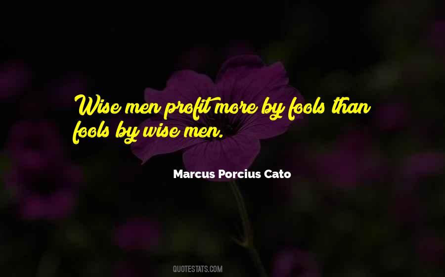 Porcius Cato Quotes #1685494