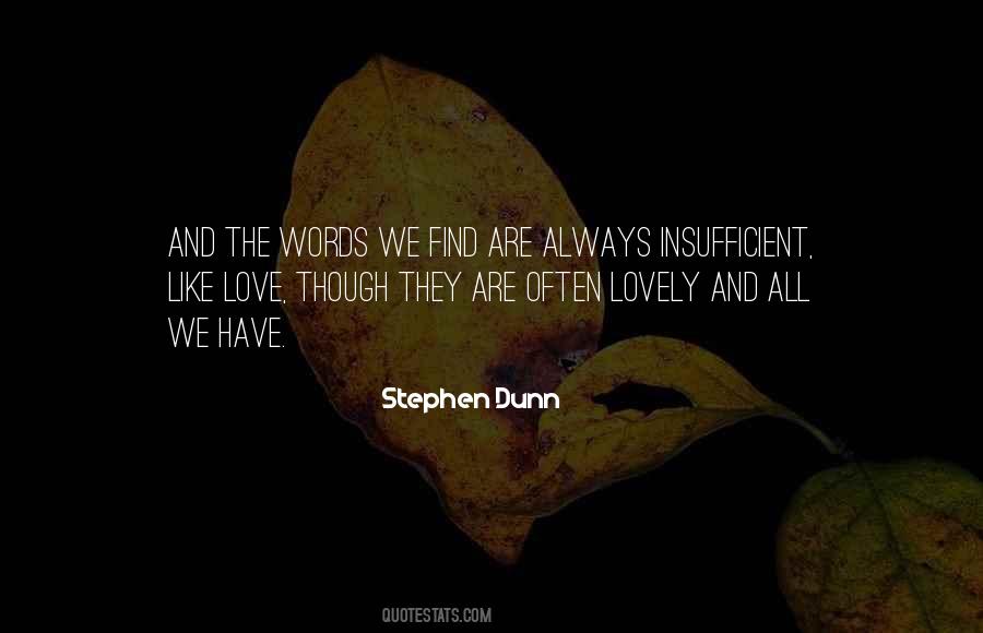 Lovely Words Quotes #1706920