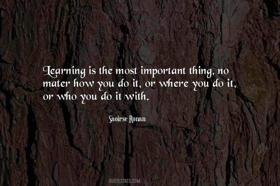 You Is Important Quotes #3504