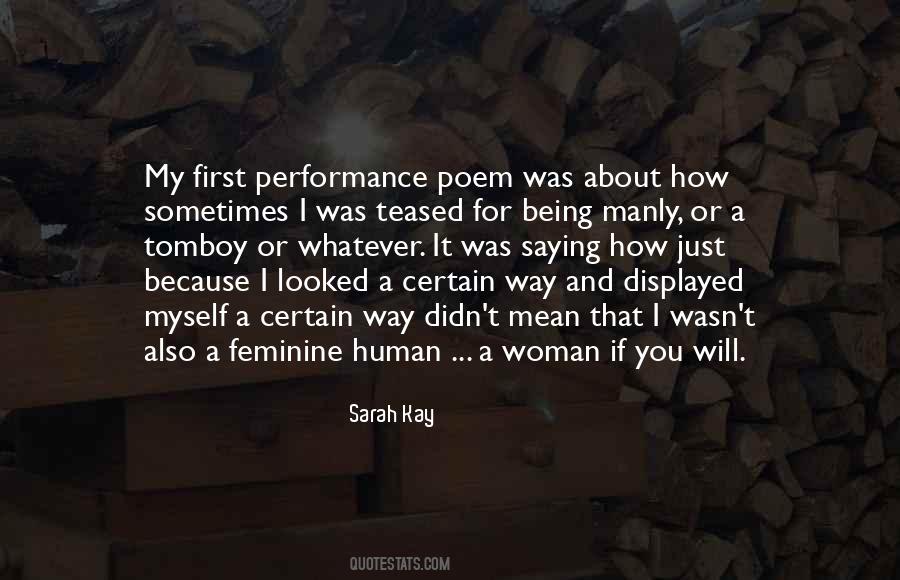 One Human Performance Quotes #1235764