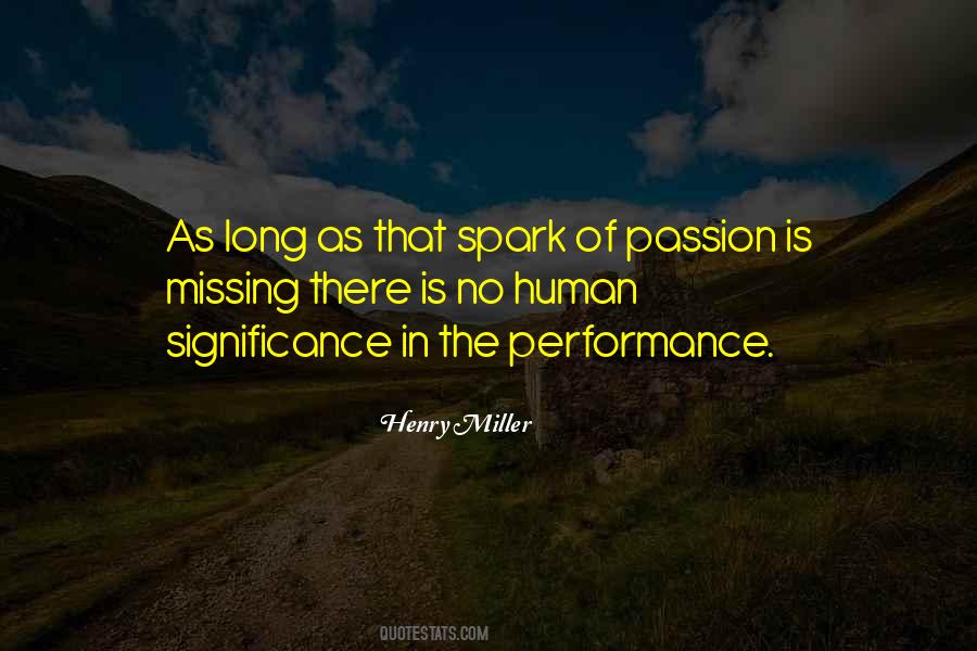 One Human Performance Quotes #596829
