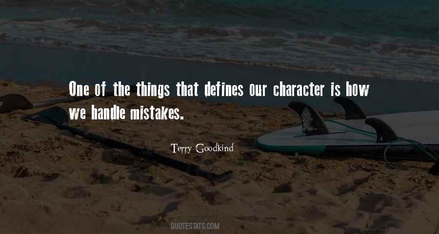 Our Character Quotes #1192160