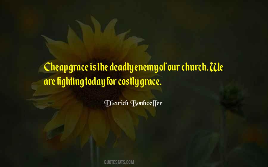 Costly Grace Quotes #1165523