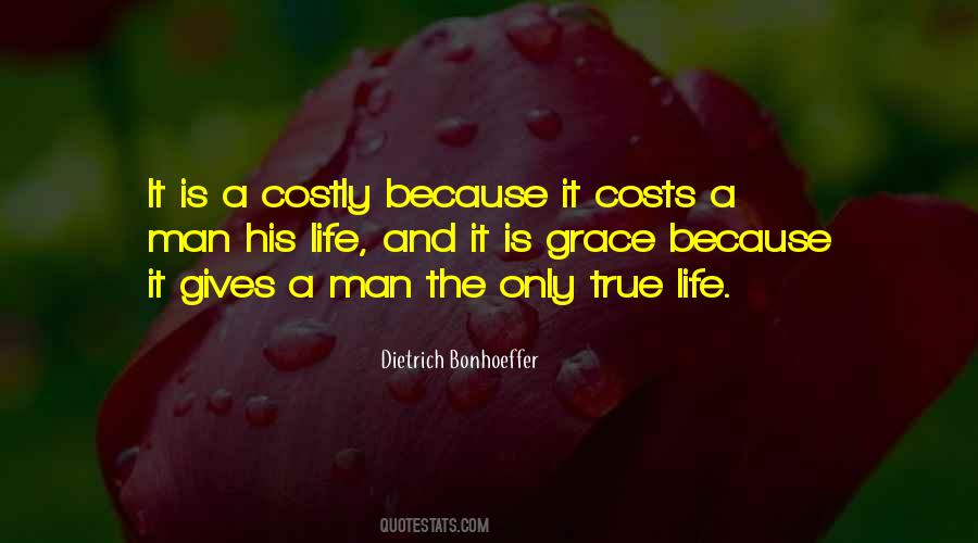 Costly Grace Quotes #1737607