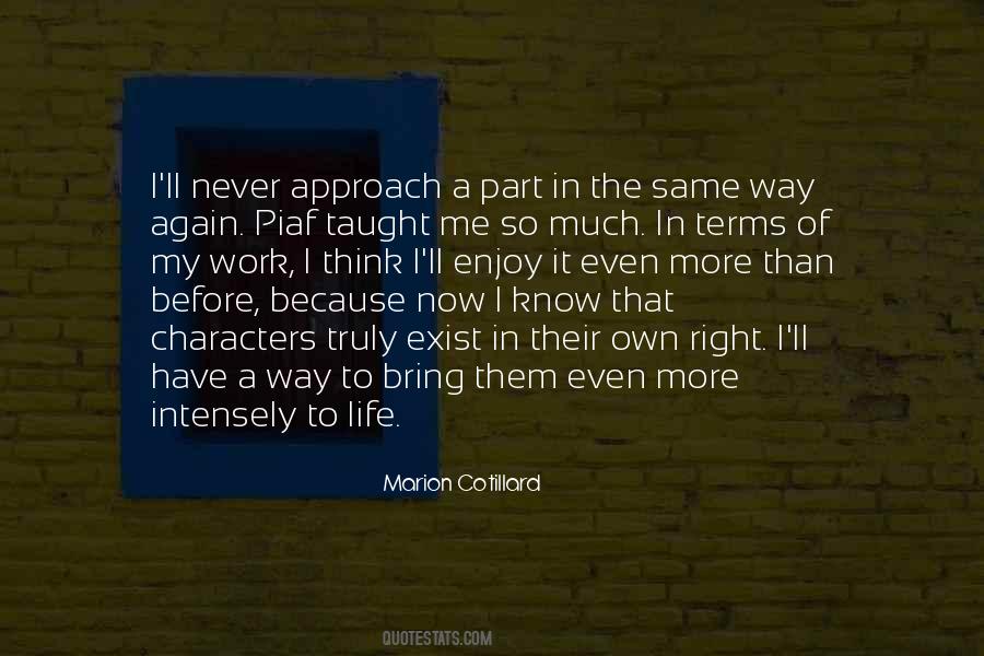 Cotillard Quotes #970025