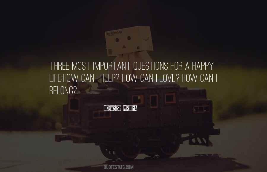 Important Questions Quotes #1221108