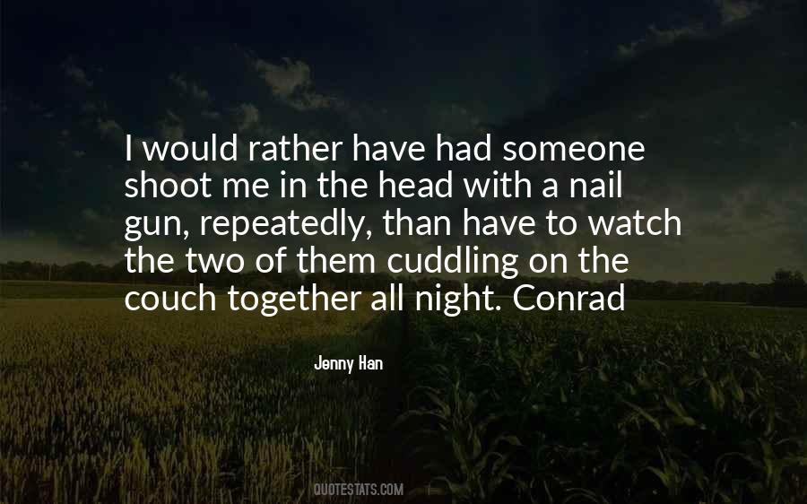 Couch Cuddling Quotes #432125