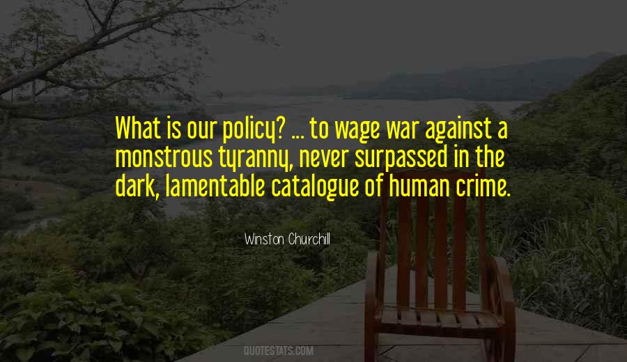 War Crime Quotes #1151887
