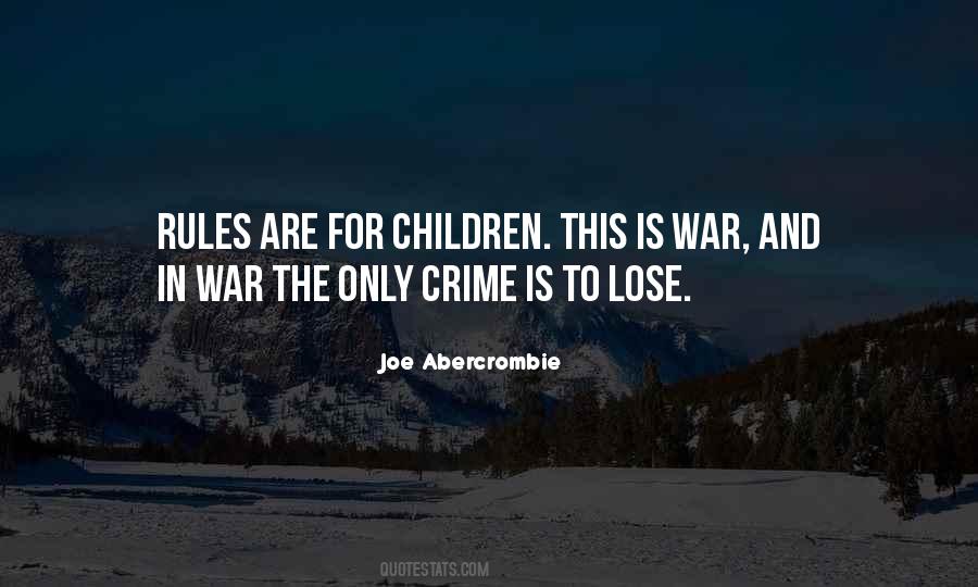 War Crime Quotes #294672
