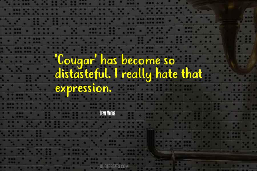 Cougar Quotes #1447404