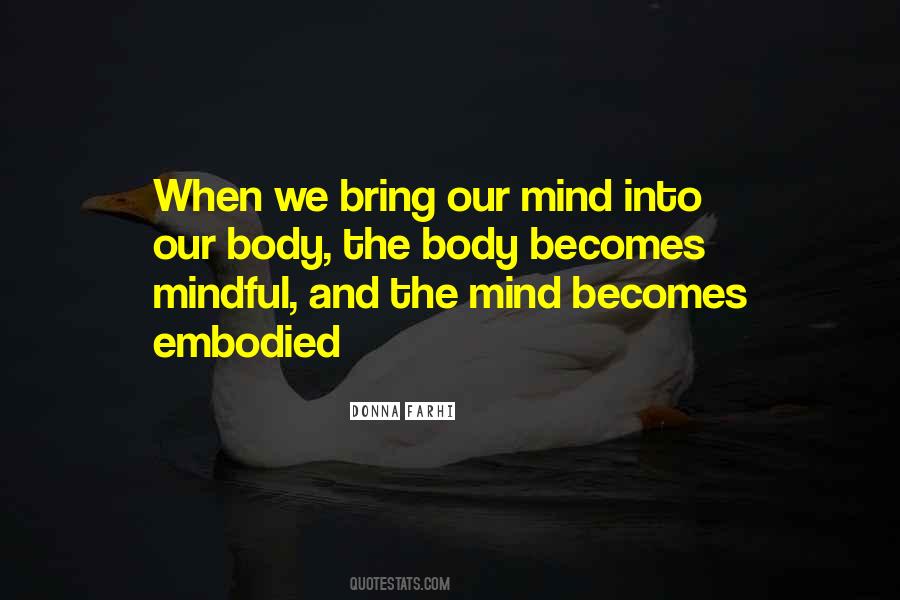 Embodied Mind Quotes #24249
