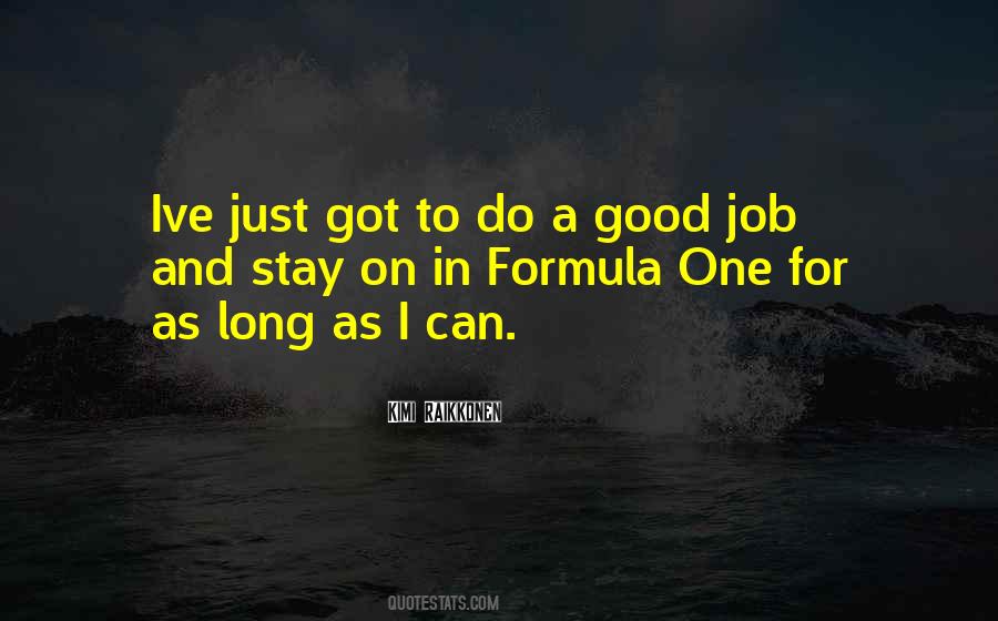 Good Jobs Quotes #130814