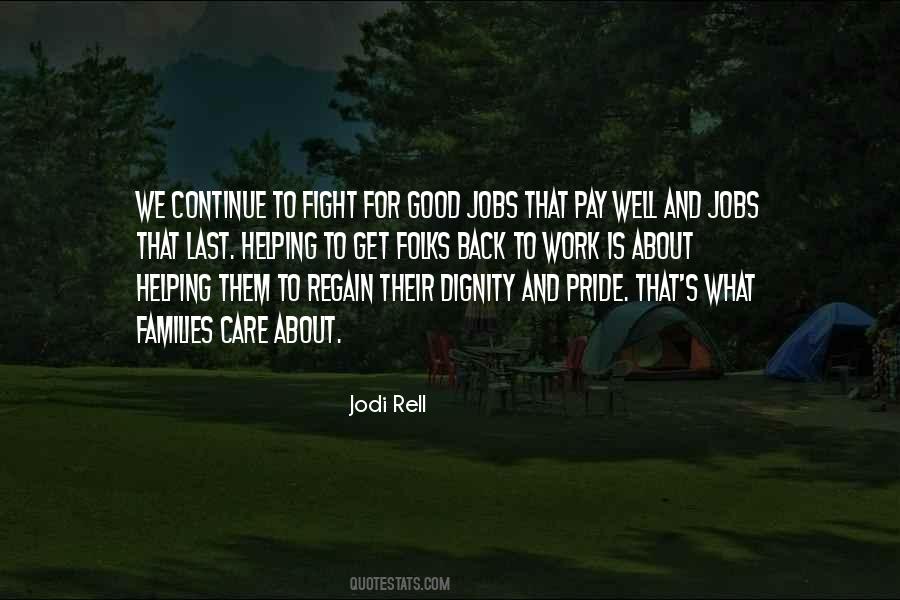 Good Jobs Quotes #16803