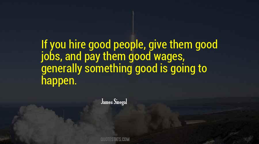 Good Jobs Quotes #208972